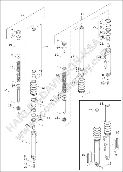 FORK, FRONT